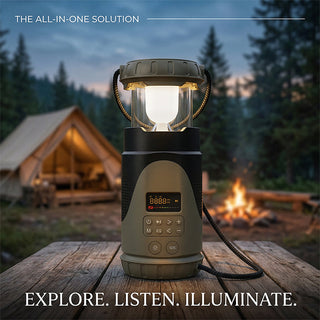 Sakerplus® Emergency Camping Lantern Flashlight Solar USB