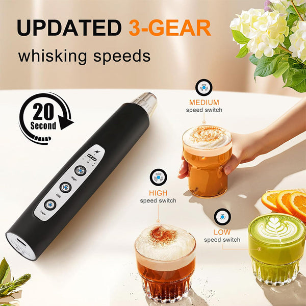 Sakerplus Rechargeable Electric Milk Frother