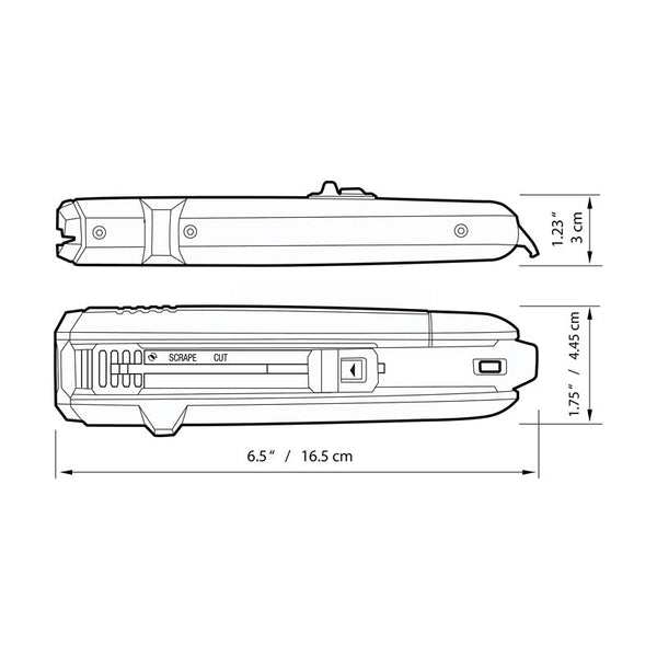 Saker 2 in 1 Scraper Utility Knife
