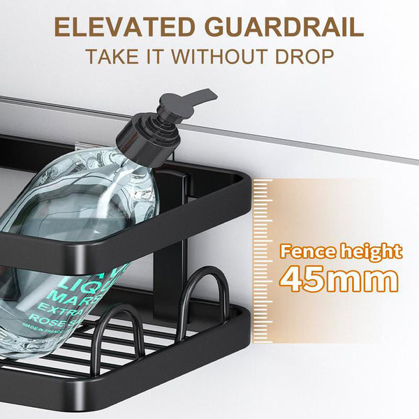 Sakerplus® Drill-Free Bathroom Corner Shelf Set
