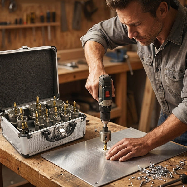 Sakerplus® Carbide Hole Saw Kit 12 Piece