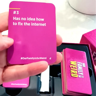 Sakerplus® Weird Family Most Likely Card Game