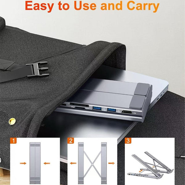 Sakerplus 8-in-1 USB-C Laptop Docking Station