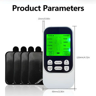 Sakerplus® Rechargeable Dual Channel Muscle Stimulator