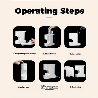 Sakerplus® Hot Face Towel Heater Machine