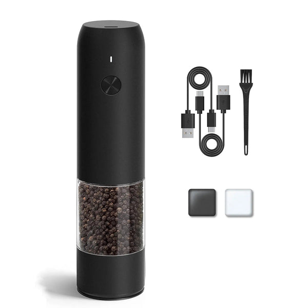 Sakerplus® Rechargeable Automatic Adjustable Electric Pepper Grinder