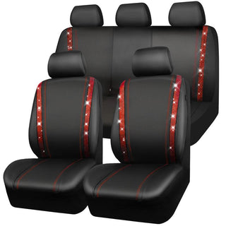 Sakerplus® Luxury Leather Bling Car Seat Covers