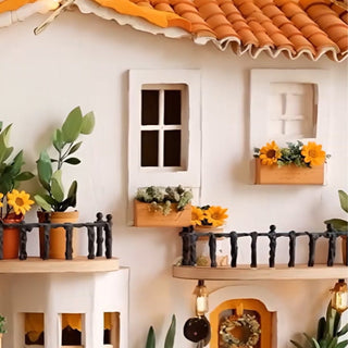 Sakerplus® Sunflower Cottage Wooden Key Holder