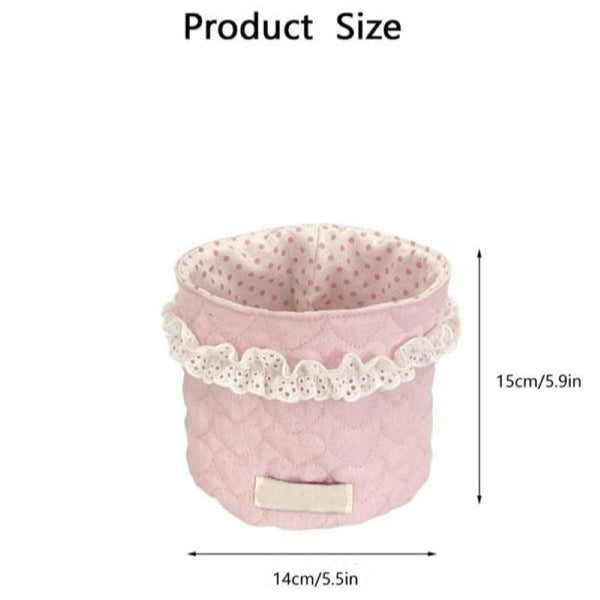 Sakerplus® Fabric Desktop Storage Basket Organizer