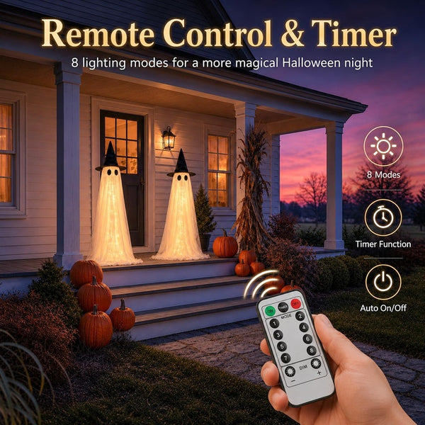 Sakerplus® Spooky Outdoor Halloween Ghost Lights