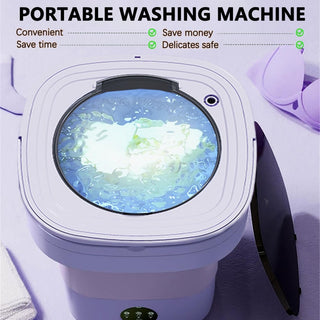 Sakerplus® Foldable Portable Mini Washing Machine