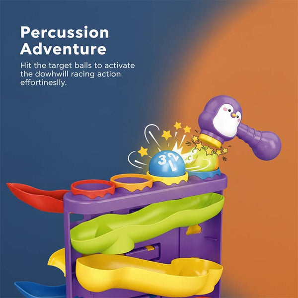 Sakerplus® Interactive Penguin Ball Track Toy