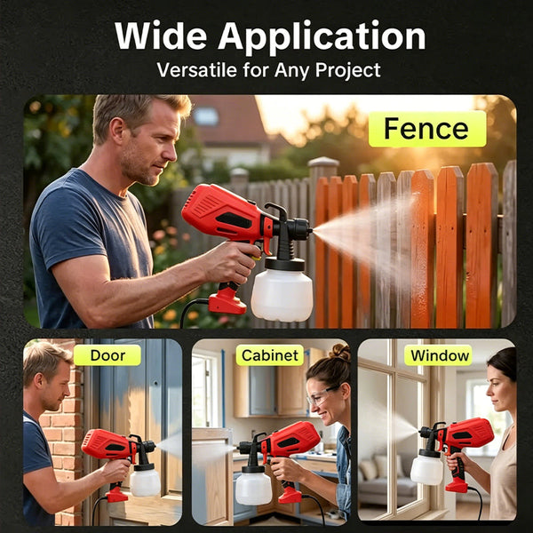 Sakerplus® Electric Adjustable Spray Paint Gun