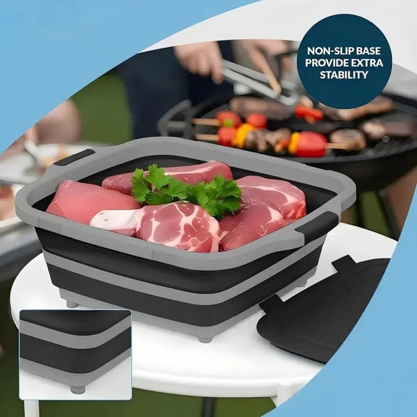 Sakerplus® Collapsible BBQ Prep Tub Set