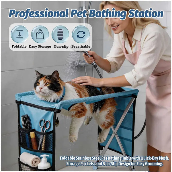 Sakerplus® Foldable Pet Grooming Table