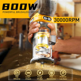 Sakerplus® Cordless Compact Router With Battery