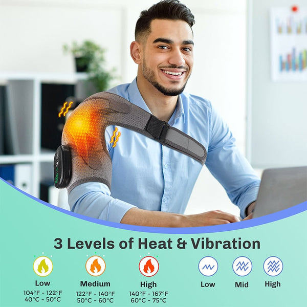 Sakerplus® Wireless Heated Shoulder Massager