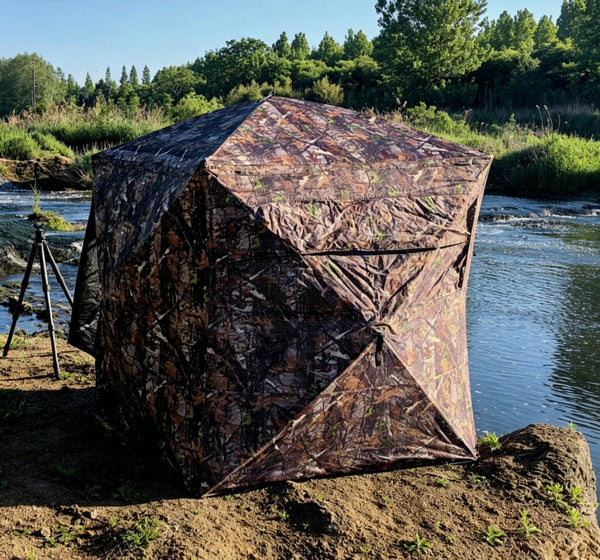 Sakerplus® See Through Ground Hunting Blind