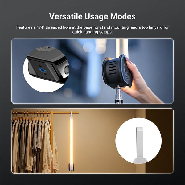 Sakerplus® Rechargeable Retractable LED Fill Light Stick