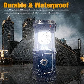 Sakerplus®  Portable Solar Rechargeable LED Lantern