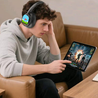 Sakerplus Hybrid ANC Wireless Headphones with MP3