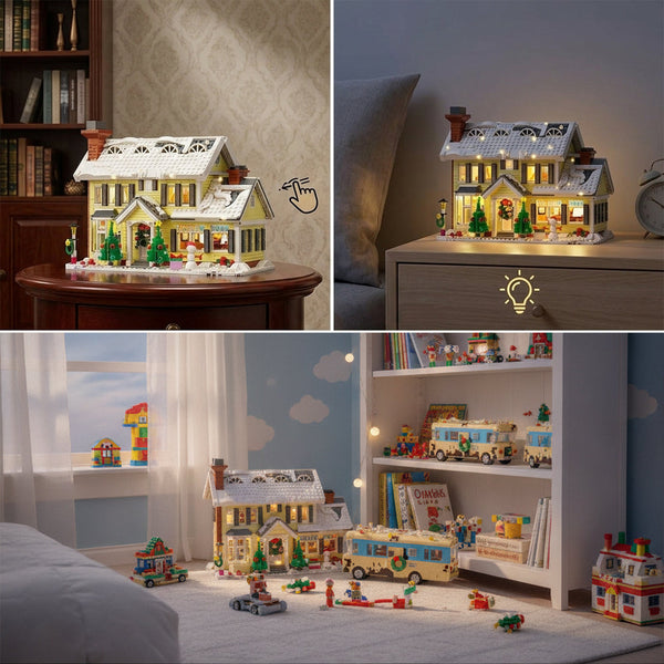 Sakerplus® Christmas Village House RV Building Set