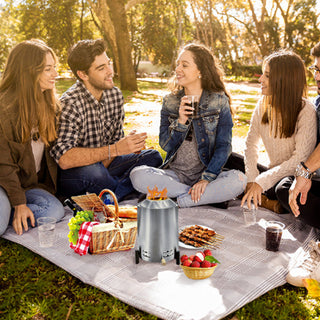 Sakerplus Tabletop Stainless Steel Fire Pit