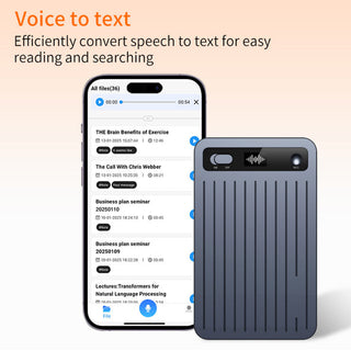 Sakerplus AI Voice Activated Recorder With Translation