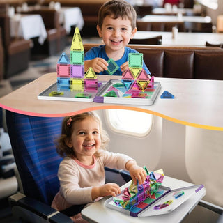Sakerplus Magnetic Tiles Building Blocks Set