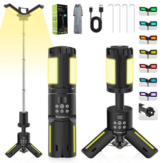 Sakerplus Telescopic Camping Lights with Stand