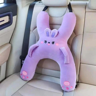 Sakerplus® Kids Plush Car Seat Pillow