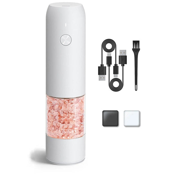 Sakerplus® Rechargeable Automatic Adjustable Electric Pepper Grinder