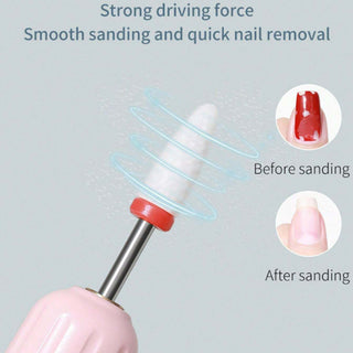 SAKER® 2 In 1 Grinding And Manicure Tool with LED Light