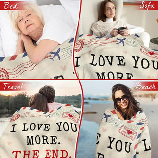 Sakerplus® Romantic Love Throw Blanket for Couples