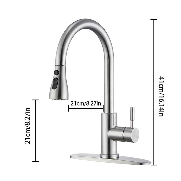 Sakerplus® Kitchen Faucets Pull Down Sprayer