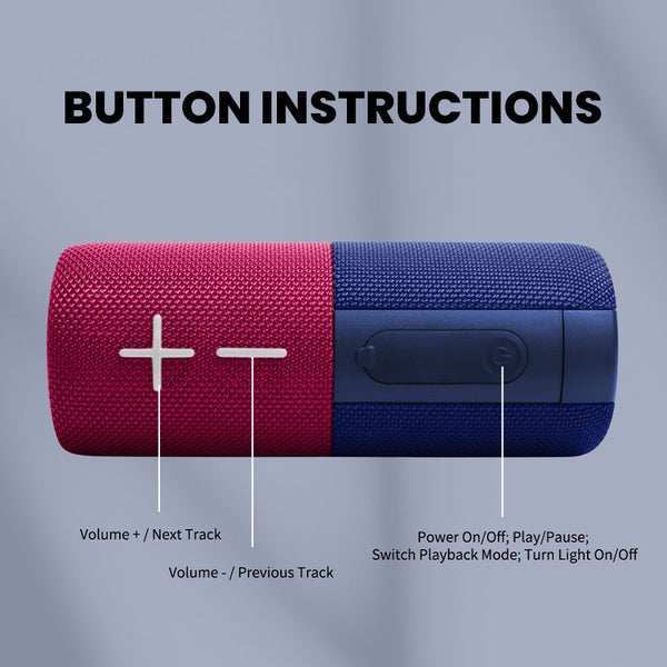 Sakerplus Magnetic Dual Splittable Bluetooth Speaker