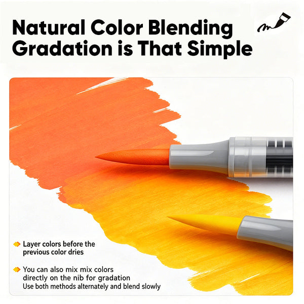 Sakerplus® 60 Colors Acrylic Paint Marker Set