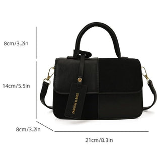 Sakerplus® Faux Suede Shoulder Crossbody Bag