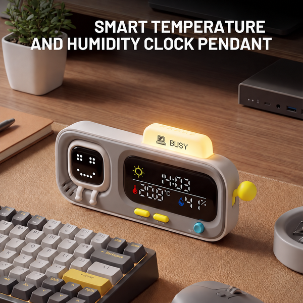 Sakerplus® Smart Thermometer Hygrometer Clock