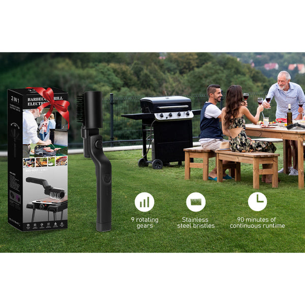 Sakerplus Electric 3-Speed Grill Brush