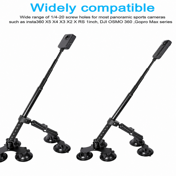 Sakerplus® Action Camera Suction Mount Kit