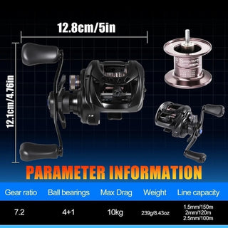 Sakerplus® Digital Braking High Speed Fishing Reel