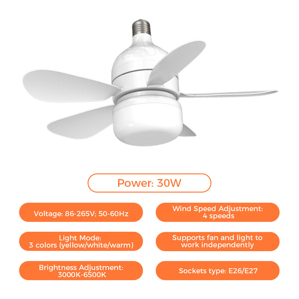 Sakerplus Socket Fan