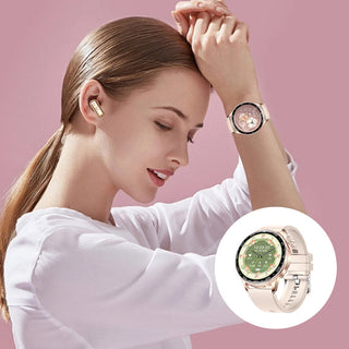 Sakerplus Smart Watch With Wireless Earbuds