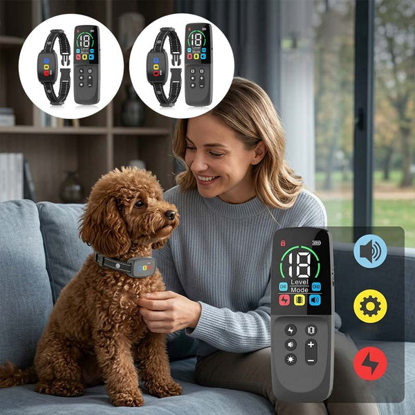 Sakerplus® 800m Remote Dog Training Collar With Display