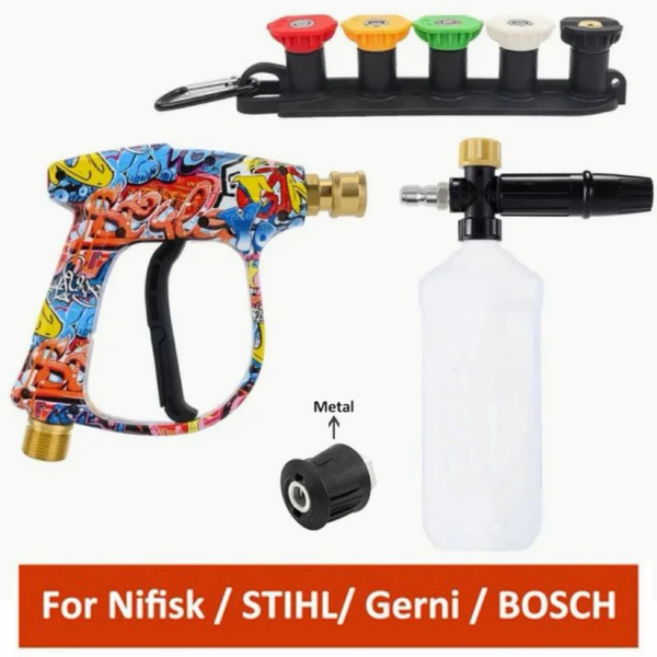 Sakerplus® Dual Function Pressure Washer Foam Cannon