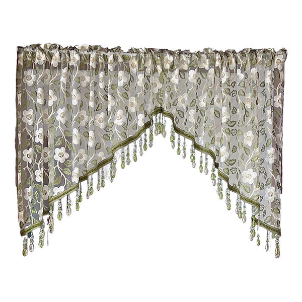 Sakerplus® Bedroom Lace Curtain With Adjustable Rod