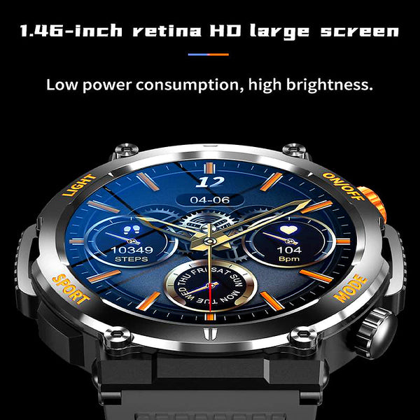 Sakerplus® Outdoor Smartwatch with Bluetooth Calling