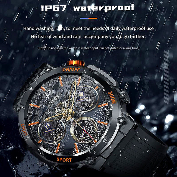 Sakerplus® Outdoor Smartwatch with Bluetooth Calling