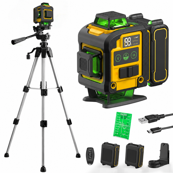 Sakerplus® Self-Leveling Laser Level With Tripod